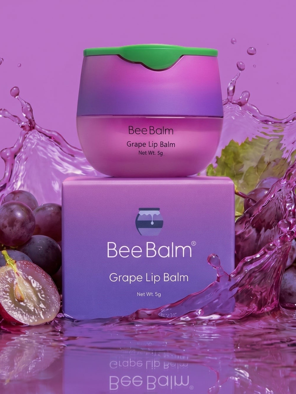 Grape  Bee Balm Lip Balm